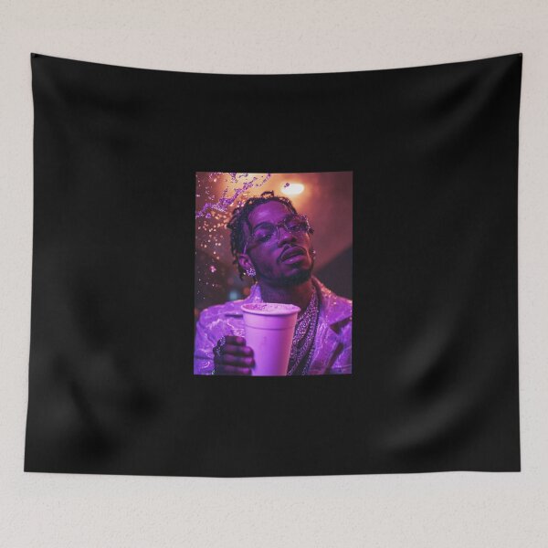 Item preview, Pop Smoke Purple Drip Art Print designed and sold by WockWave.