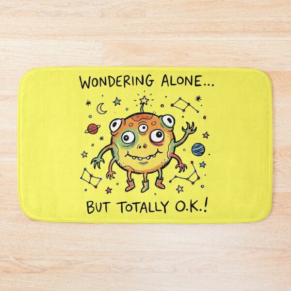 Item preview, Adorable Space Alien: Wondering Alone but Totally O.K. designed and sold by PM.