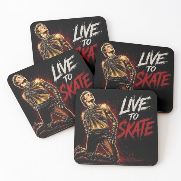 Item preview, Live To Skate Ice Skating Quote Figure Skater Motivation Skating Lifestyle Design designed and sold by origin-arthouse.