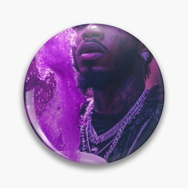 Item preview, Pop Smoke Purple Splash Pop Art designed and sold by WockWave.