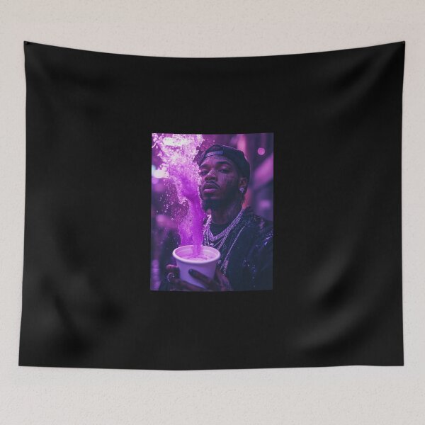 Item preview, Pop Smoke Purple Splash Pop Art designed and sold by WockWave.