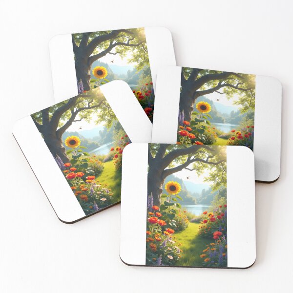 Item preview, Sunlit Wildflower Garden by Tranquil Lake designed and sold by Teeshirtstoday.com.