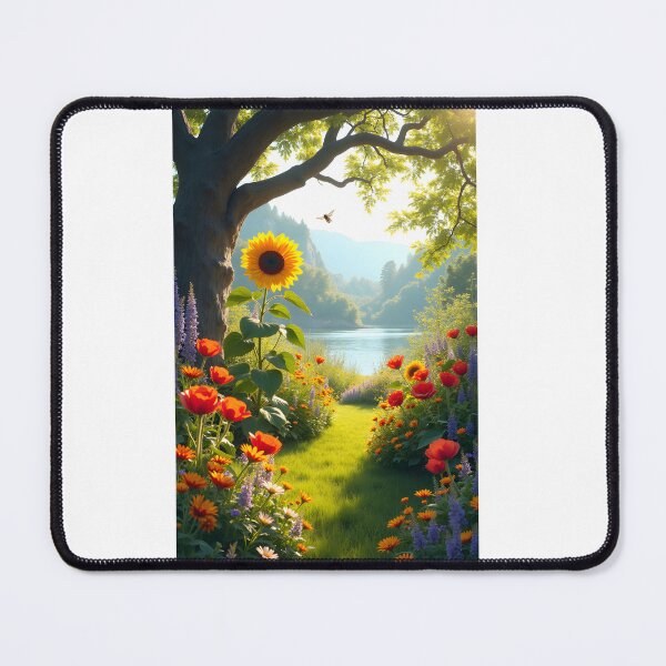 Item preview, Sunlit Wildflower Garden by Tranquil Lake designed and sold by Teeshirtstoday.com.