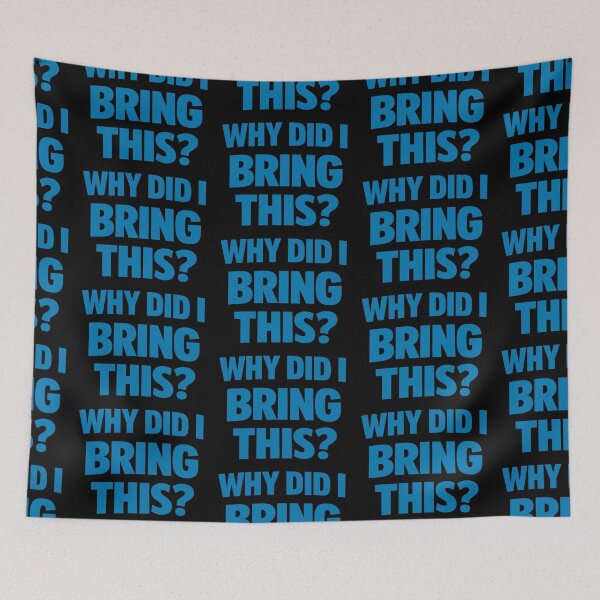 Item preview, Why Did I Bring This Funny Sarcastic Travel Quote Design designed and sold by TeeTimeTreasure.
