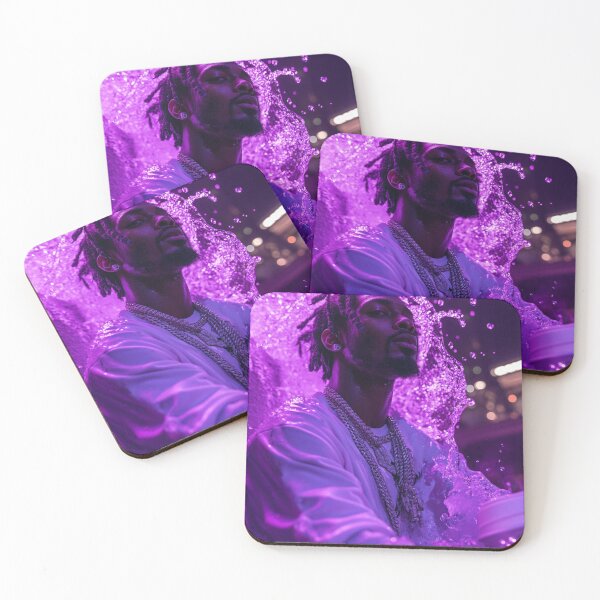 Item preview, Pop Smoke Purple Splash Pop Art designed and sold by WockWave.
