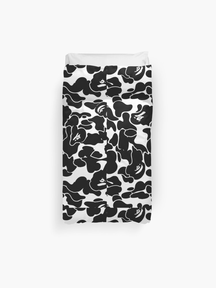 Black Camo Duvet Cover By Rutchu Redbubble