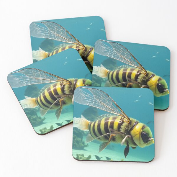 Item preview, Underwater bee designed and sold by Universe-of-Merch.