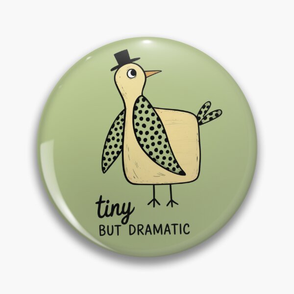 Item preview, Tiny But Dramatic. Funny Fancy Birds Collection. designed and sold by SaraSumi.