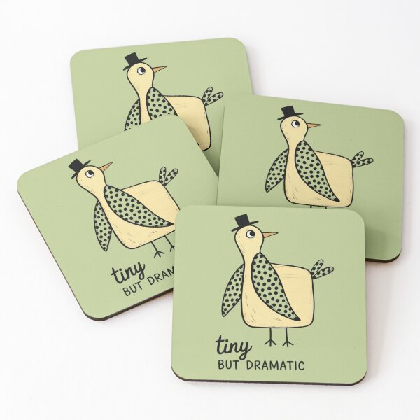 Item preview, Tiny But Dramatic. Funny Fancy Birds Collection. designed and sold by SaraSumi.
