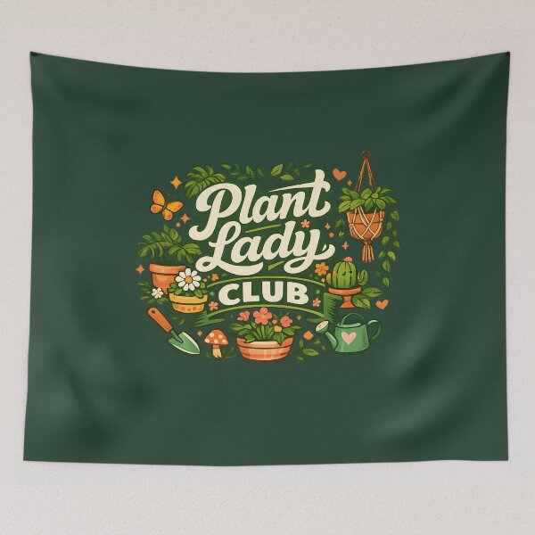 Item preview, Plant Lady Club – Cute Gardening Lover Design designed and sold by blankTeeShirt.