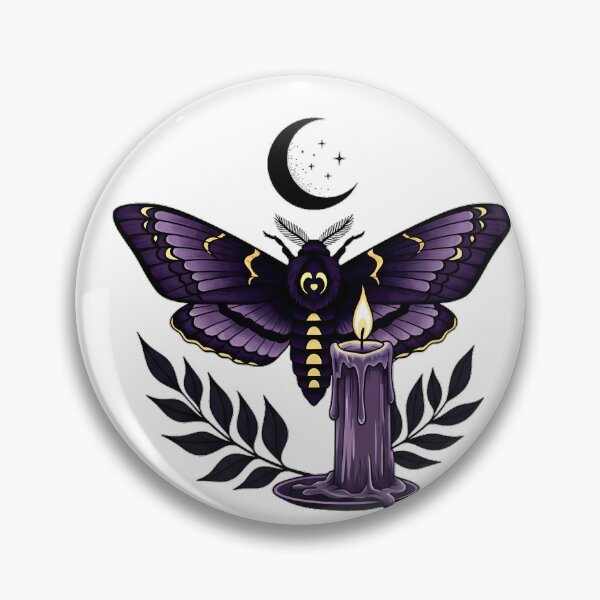 Item preview, Death Moth Candle Gift designed and sold by IllumeInk.