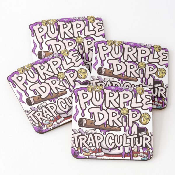 Item preview, Purple Drip Trap Culture Urban Streetwear Illustration designed and sold by SajolCanva.