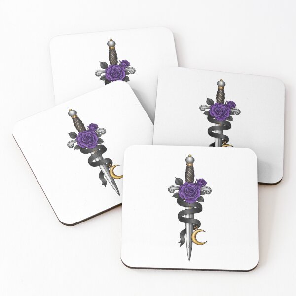 Item preview, Violet Rose Dagger Gift designed and sold by IllumeInk.