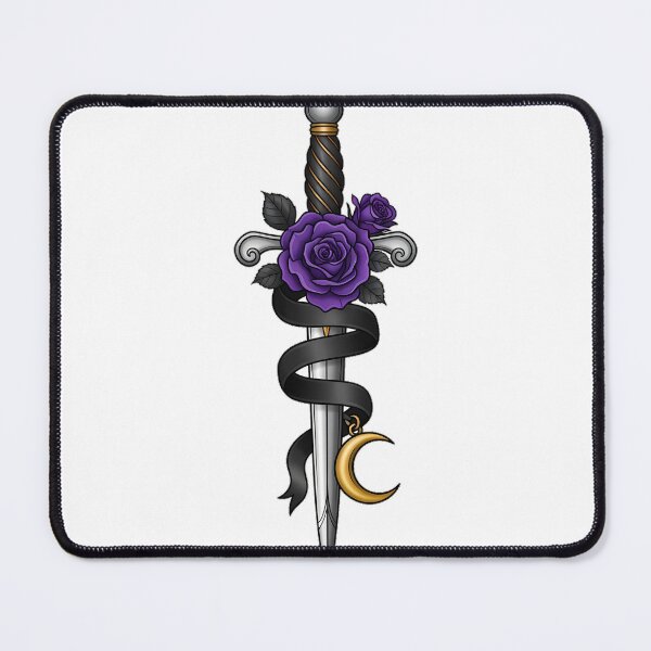 Item preview, Violet Rose Dagger Gift designed and sold by IllumeInk.