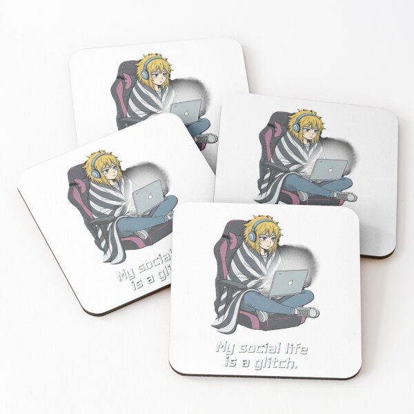 Item preview, my social life is a glitch designed and sold by Shop-Pi.