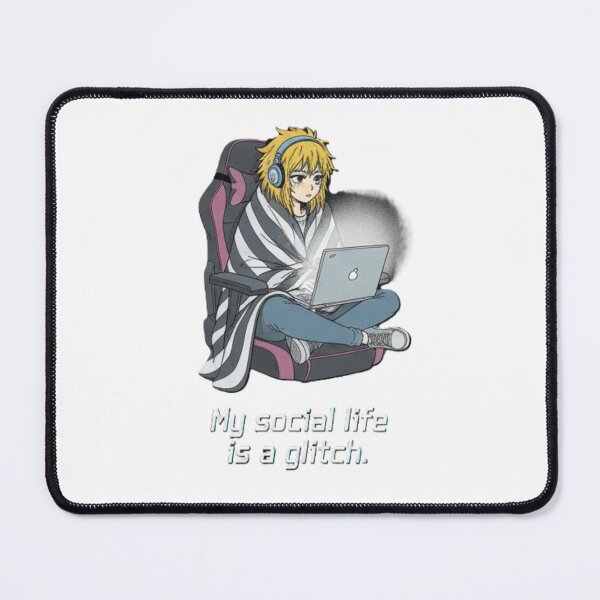 Item preview, my social life is a glitch designed and sold by Shop-Pi.