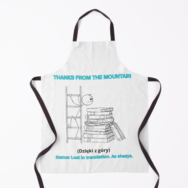 Item preview, White Thanks From The Mountain - Funny Polinglish Literal Translation Polish Humor Gift designed and sold by VibePolinglish.