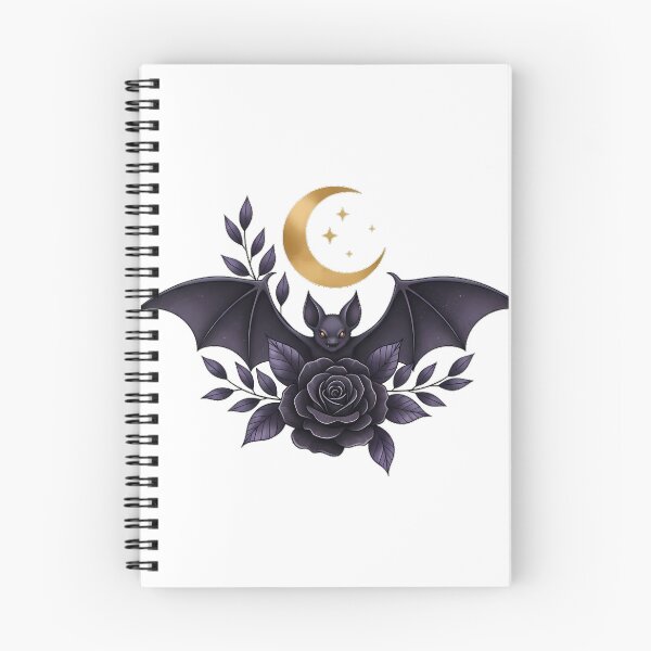 Item preview, Bat Rose Crescent Gift designed and sold by IllumeInk.