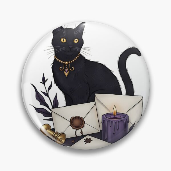 Item preview, Gothic Pen Pal Cat Gift designed and sold by IllumeInk.