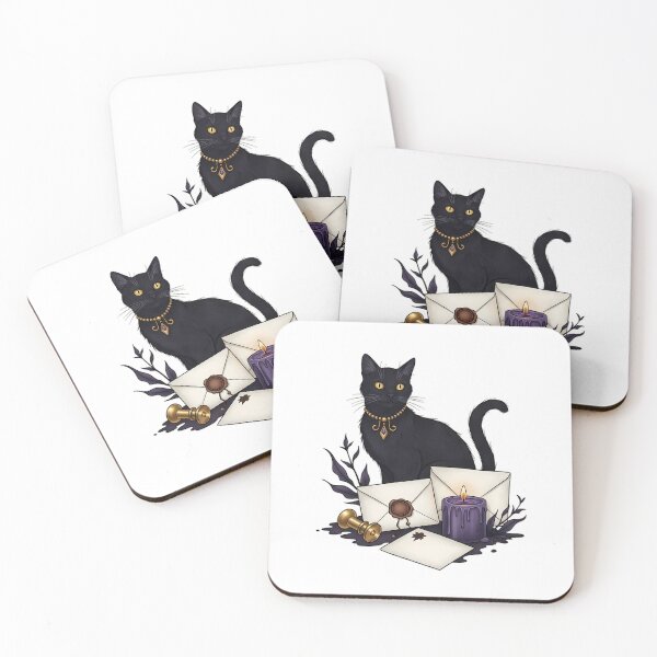 Item preview, Gothic Pen Pal Cat Gift designed and sold by IllumeInk.