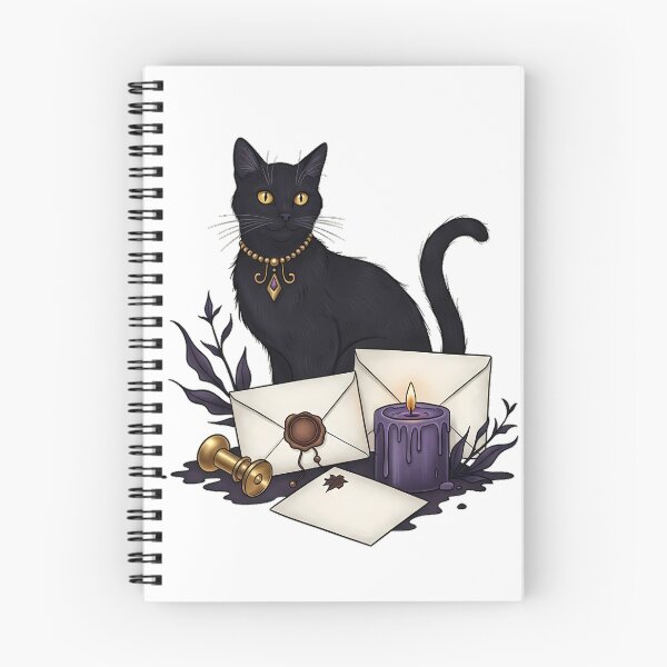 Item preview, Gothic Pen Pal Cat Gift designed and sold by IllumeInk.