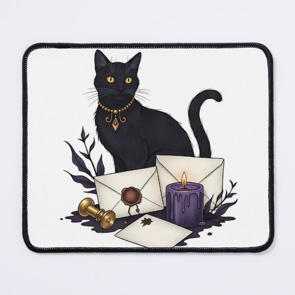Item preview, Gothic Pen Pal Cat Gift designed and sold by IllumeInk.