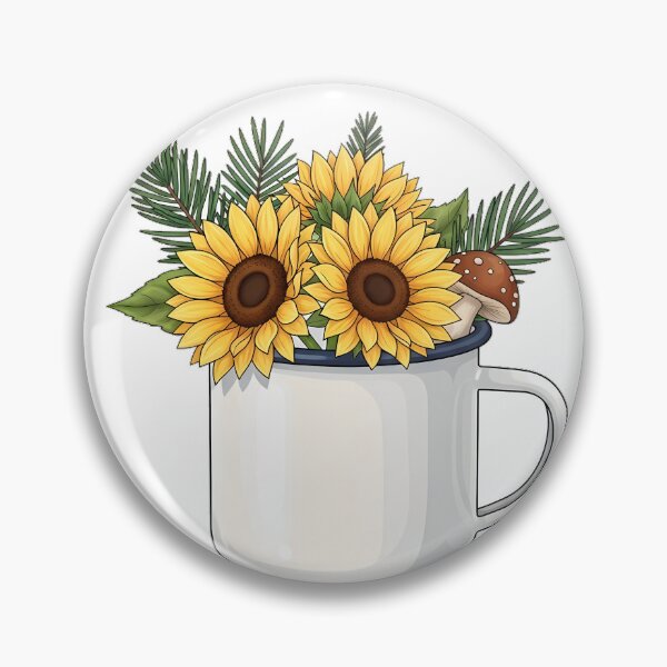 Artikelvorschau, Sonnenblumen-Camper-Becher-Geschenk entworfen und verkauft von pumsquare.