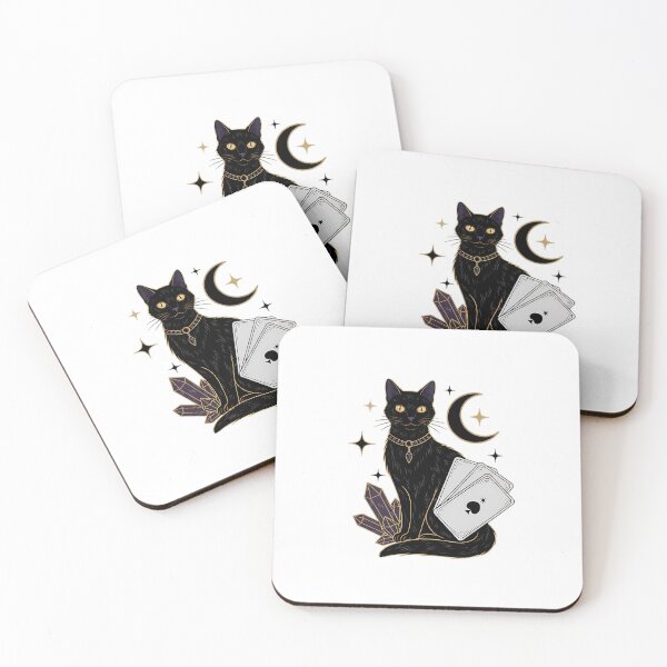 Item preview, Fortune Cat Moon Gift designed and sold by IllumeInk.