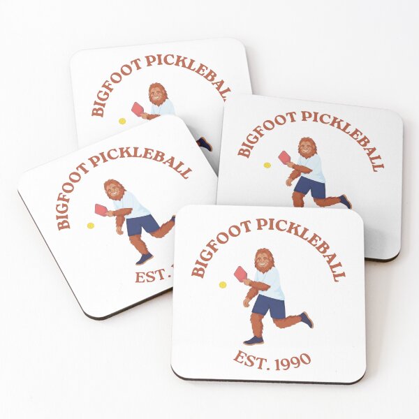 Item preview, Vintage Bigfoot Pickleball Est 1990 - Funny Sasquatch Sports designed and sold by "Positive Vibes & Daily Lifestyle".