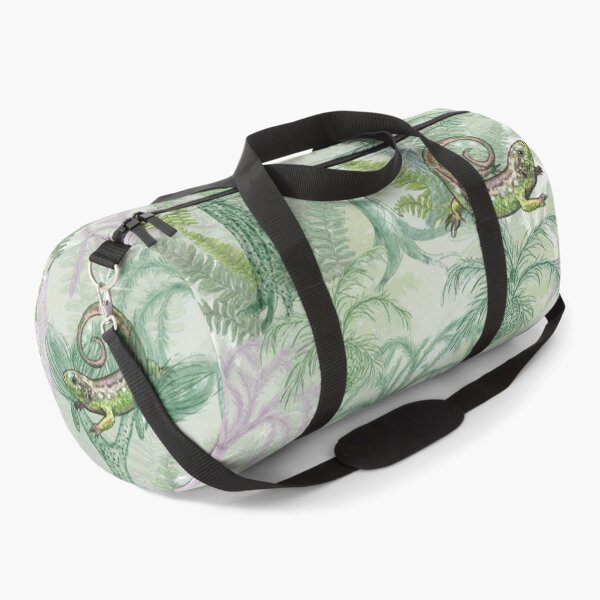 Item preview, Prehistoric Forest with Lizards and Dragonflies - repeat pattern designed and sold by Nadya Neklioudova.