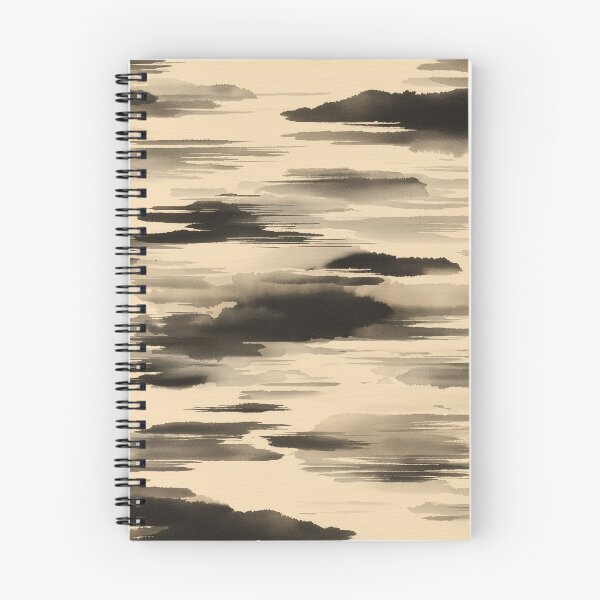 Item preview, Aged Paper Sumi-e Art Print & Homewear — Japanese Ink on Warm Beige designed and sold by WabiSea Studio.