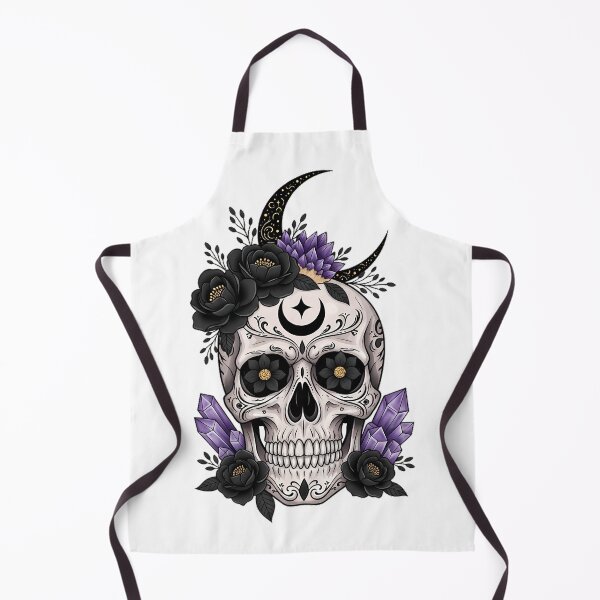 Item preview, Skull Flower Moon Gift designed and sold by IllumeInk.