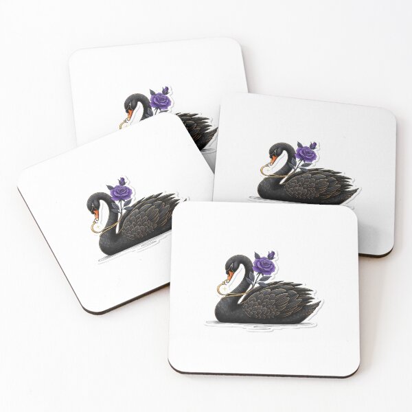 Item preview, Black Swan Rose Gift designed and sold by IllumeInk.