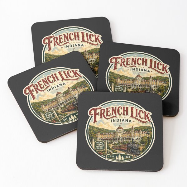 Item preview, French Lick Town in Indiana designed and sold by PamLeeDesign.