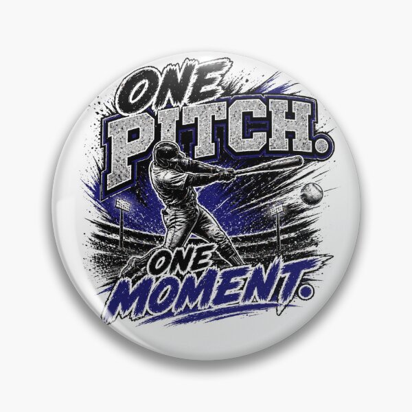 Item preview, One Pitch One Moment Clutch Baseball Game Pressure Performance designed and sold by the-dovlat.