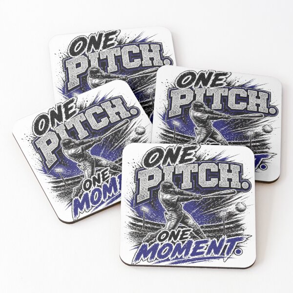 Item preview, One Pitch One Moment Clutch Baseball Game Pressure Performance designed and sold by the-dovlat.