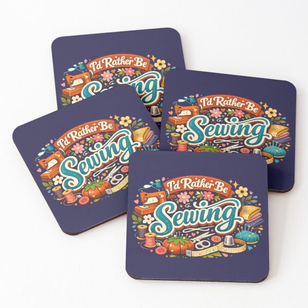 Item preview, I’d Rather Be Sewing – Colorful Craft Lover Design designed and sold by blankTeeShirt.