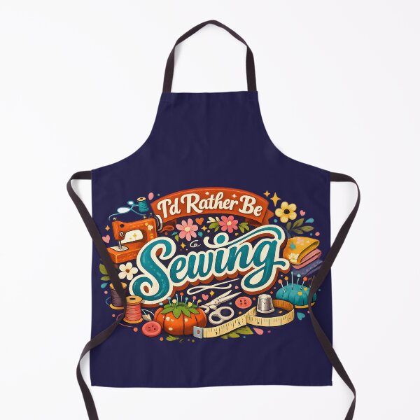 Item preview, I’d Rather Be Sewing – Colorful Craft Lover Design designed and sold by blankTeeShirt.