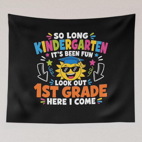 Item preview, So Long Kindergarten Graduation Grad Teacher Kids Boys Girls designed and sold by clothesy7.