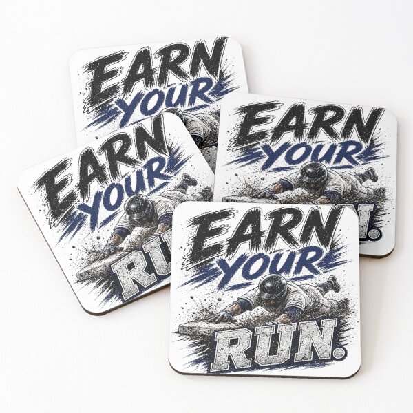 Item preview, Earn Your Run Baseball Hustle Effort Scoring Mindset designed and sold by the-dovlat.