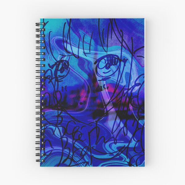 Item preview, Cosmic Flow Face – Blue & Purple Dream Art designed and sold by Kaya10Studio.