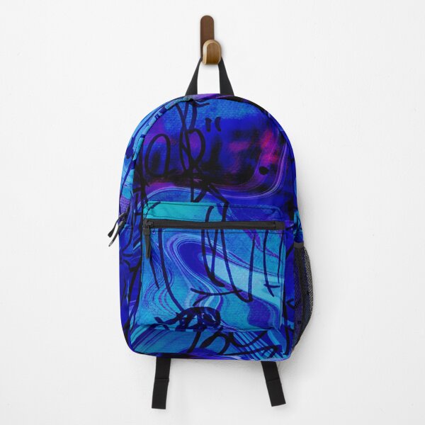 Item preview, Cosmic Flow Face – Blue & Purple Dream Art designed and sold by Kaya10Studio.
