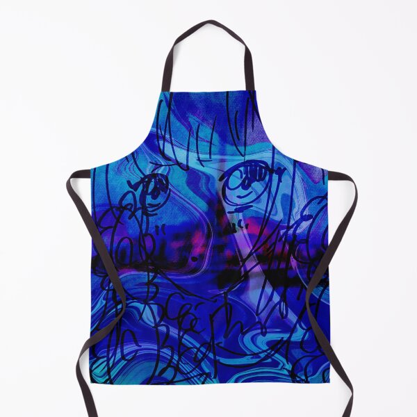 Item preview, Cosmic Flow Face – Blue & Purple Dream Art designed and sold by Kaya10Studio.