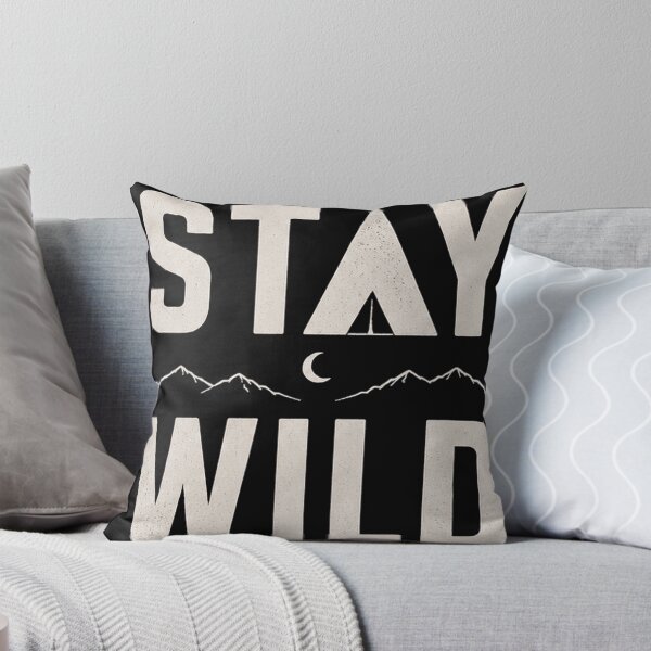 Item preview, Copy of Stay Wild Mountain Adventure Typography designed and sold by FusiTink.