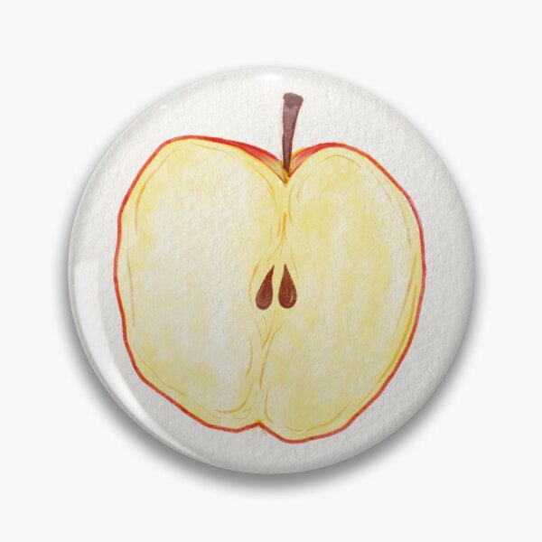 Item preview, watercolor apple half design  designed and sold by bluchocolate.