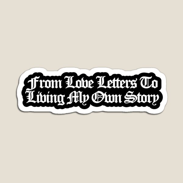 Item preview, From Love Letters To Living My Own Story - XO Kitty Art designed and sold by dsxclothing.