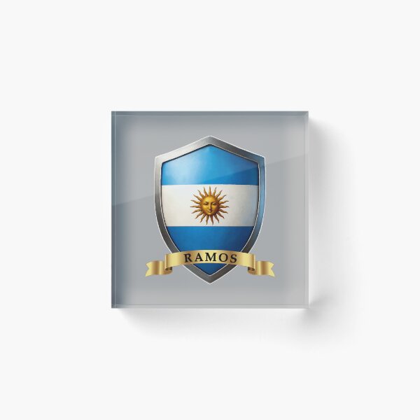 Item preview, Ramos Argentina Family Name Shield designed and sold by Highlandkings.