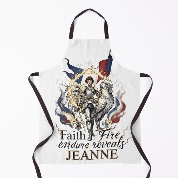 Item preview, Joan of Arc Saint Warrior with Lily Banner designed and sold by VoidAnimeStudio.