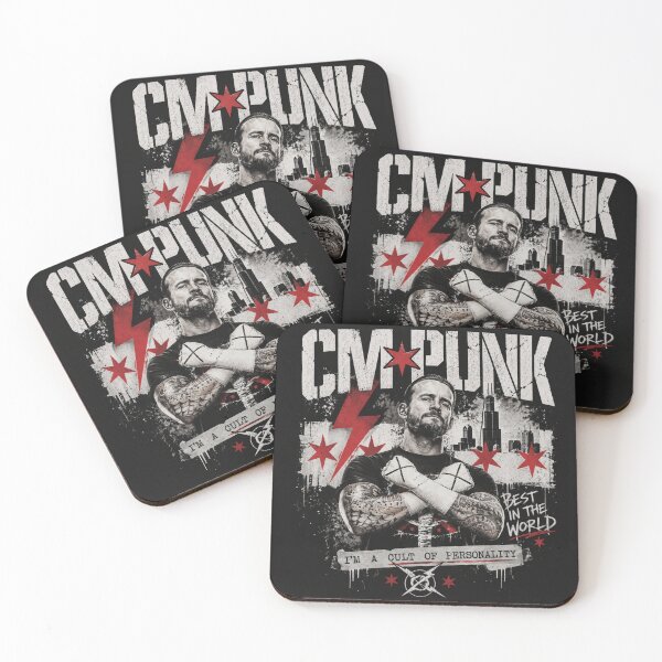 Item preview, CM Punk I'm A Cult Of Personality designed and sold by WeLoveWrestling.