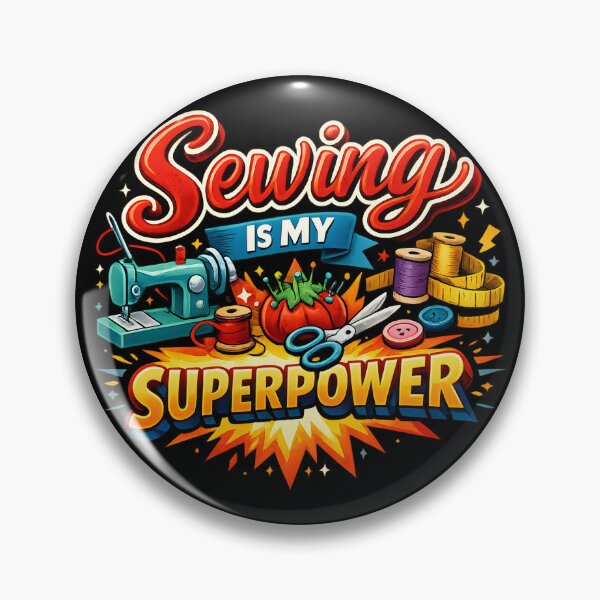 Item preview, Sewing Is My Superpower – Colorful Crafting Design designed and sold by blankTeeShirt.